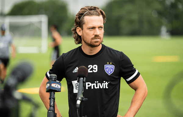 Antoine Hoppenot leading technical soccer training session