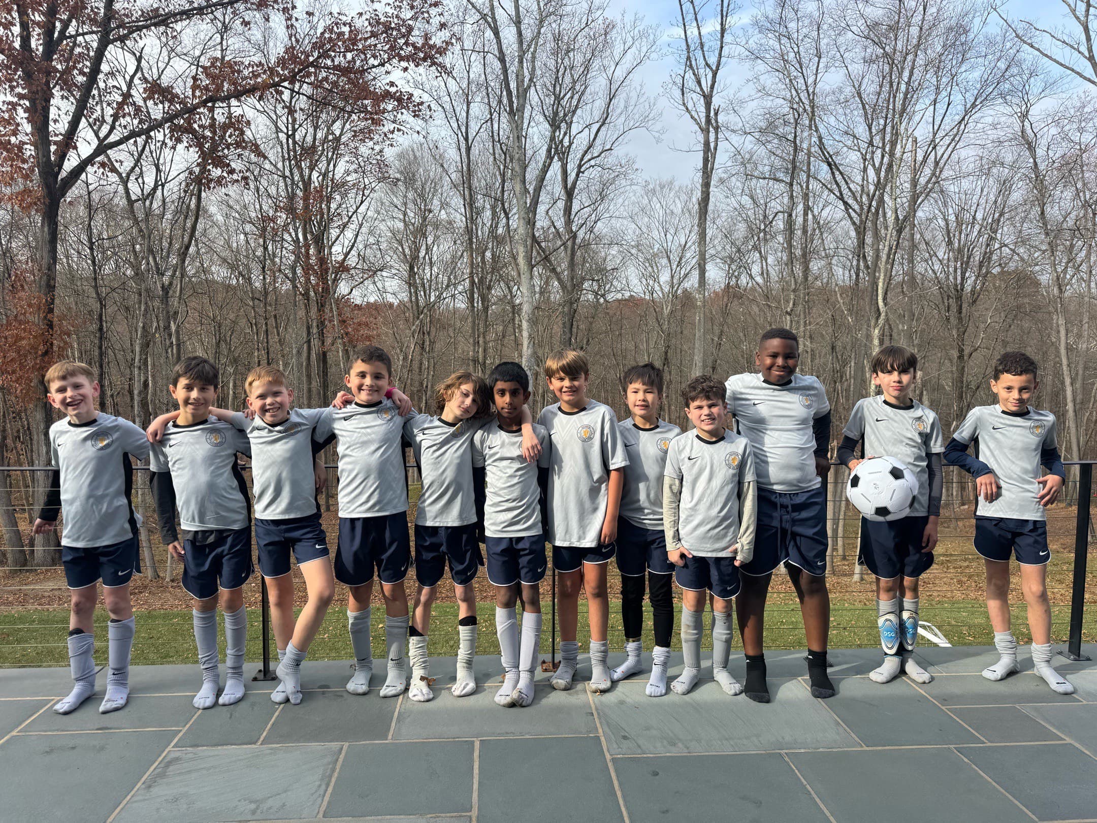 Travel Program players during a Solebury Soccer Club session